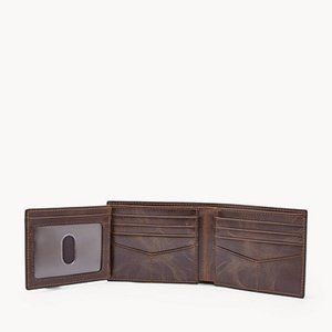 Fossil Derrick RFID Bifold with Flip ID